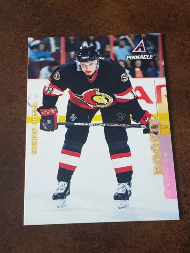 1997-1998 Pinnacle ROOKIE RC Card # 17 MARIAN HOSSA OTTAWA SENATORS 