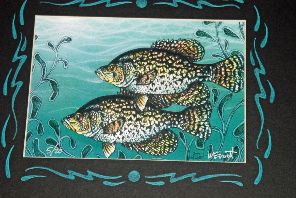 Póster mate arte pez mierda negro estampado Michael Everett S/# 20 Grateful Dead Foto 4 de 4