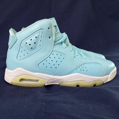 Nike Air Jordan 6 Retro Pantone GS Size 5Y Blue White 543390-407 Womens 6.5