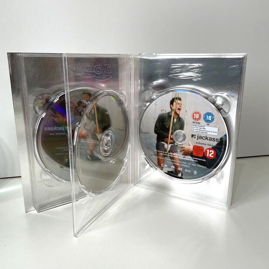 Jackass Complete Collection 6 DVD Box Set 2 Movies + 3 TV Volumes