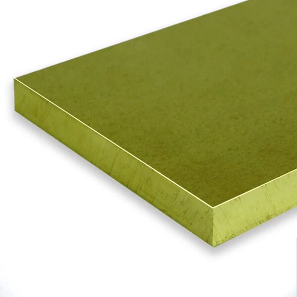 Plaque En Laiton 5 Mm CuZn37 Tôle En Laiton - Photo 1/1