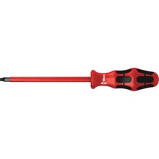 Image of Wera Kraftform Plus 168I VDE Insulated Square Screwdriver Robertson Tip 3 150mm
