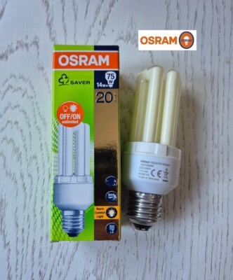 Osram Energiesparlampe Röhre Dulux Intelligent 14W E27 780lm warm weiß Facility