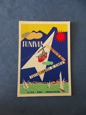 Castellammare Di Stabia Cartolina Inaugurazione Funivia Monte Faito 1952