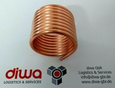 Spirale aus Kupferrohr 8x1mm aus 2,5m mit Innen-Ø ca. 80mm (Kupferrohrspirale)