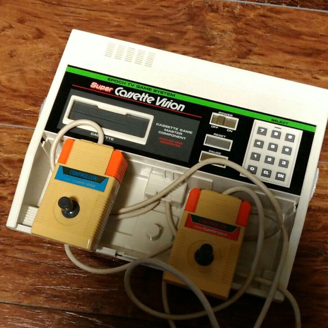 希少！Super Cassette Vision ゲームシステム EPOCH SUPER CASSETTE VISION Console Boxed Tested System