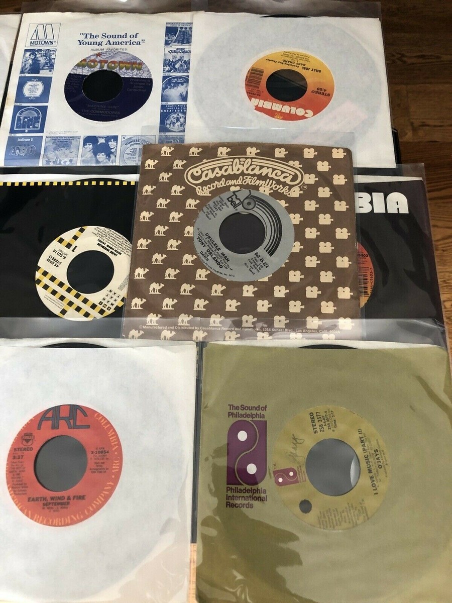 よ Ten (10) JukeBox 45's Sting O'Jays The Commodores Billy Joel