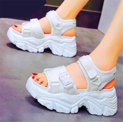 Women's Summer Platform Thick Gladiators Platform High Heel Shoes Sandals Beach