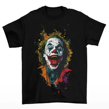 Joker Laughing T-Shirt Unisex Cotton TV Batman Superman Gotham Batmobile Sizes
