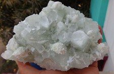 Apophyllit Stilbit Auf Mordenit Kugeln Mineralien Probe B#8