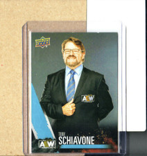 Tony Schiavone-AEW-2021 Upper Deck 1st Edition Card-#79-All Elite Wrestling-NM