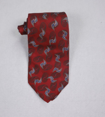 Robert Talbott Best of Class Mark Shale tie men 59x4 red blue silk geometric