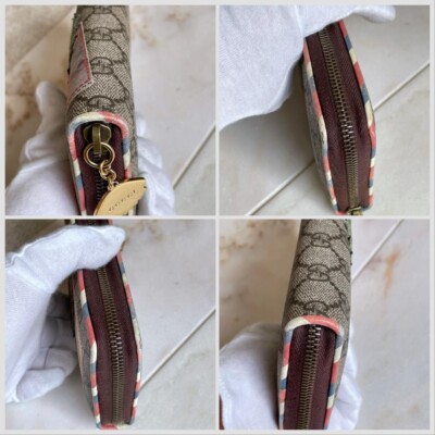 Rare GUCCI GG Supreme Courier Long Wallet Tiger and UFO