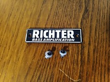LANEY RICHTER RB3 Bass Guitar Amplifier Speaker Grille Badge Emblem Logo 7.5cm