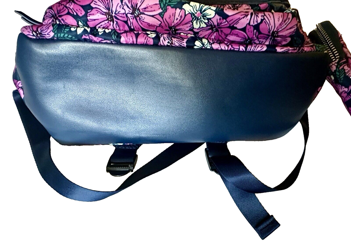 Steve Madden Floral Backpack Tote in Pink, Purple, Blue and Black Steve Madden BMIDI PREP MEDIUM Backpack - BLUE – Urban Flair USA main image 3