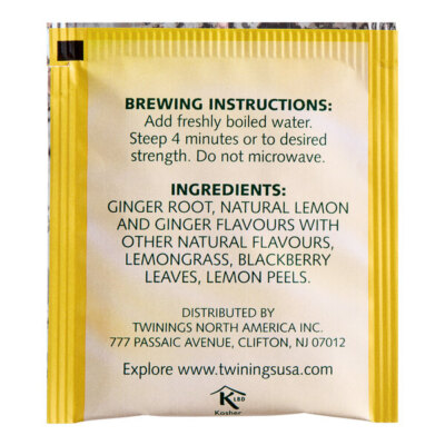 Twinings Lemon & Ginger Herbal Tea Bags - 400/Box | eBay