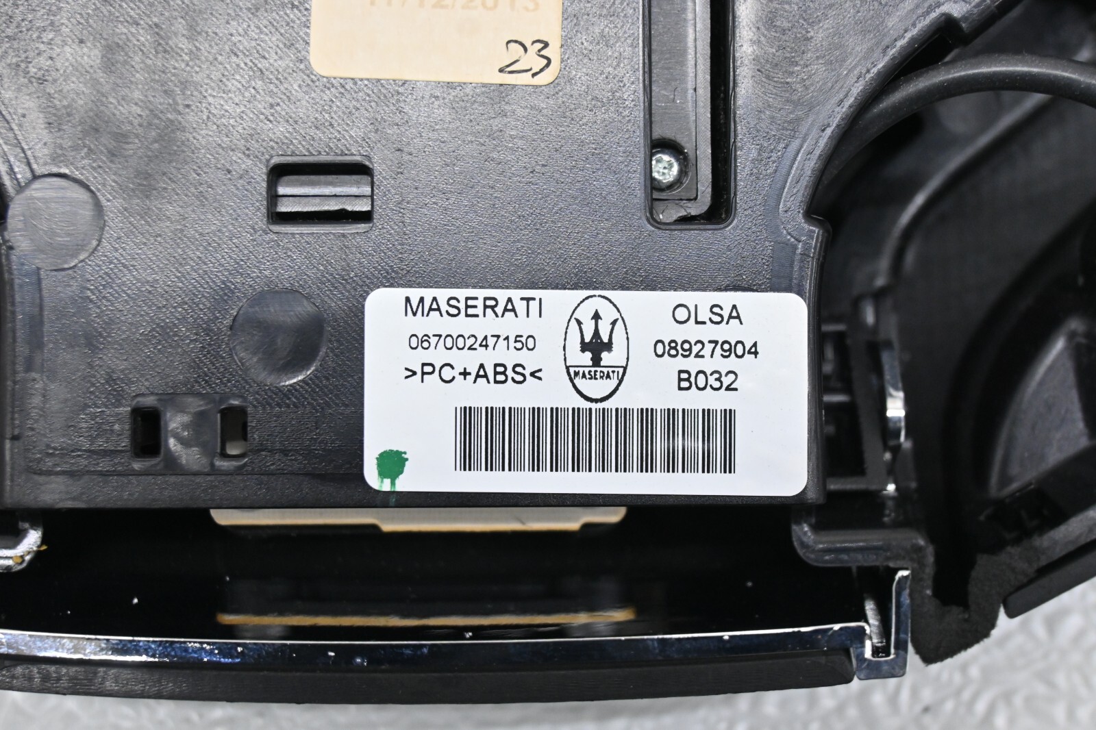 ⭐ 14-17 Maserati Quattro Ghibli Front Interior Overhead Dome Light Switch Oem