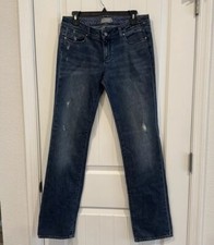 Paige Womens Jimmy Jimmy Denim Jeans Size 29 Distressed Straight Cut
