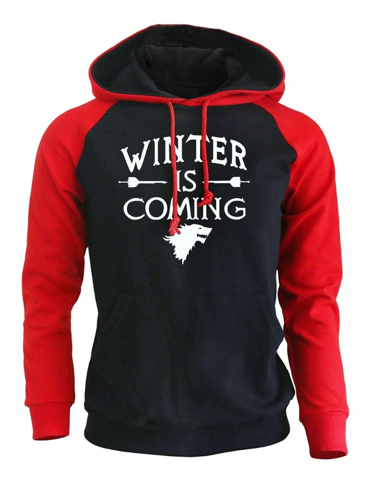 SUDADERAS JUEGO DE TRONOS GAME OF THRONES HOMBRE CAPUCHA CASA STARK ROPA SERIE - Imagen 2 de 4