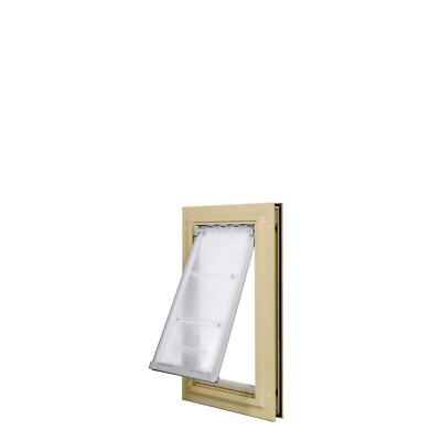 Endura Flap Original Pet Door | For Doors | Tan, Single 6'' x 11'' Small Flap