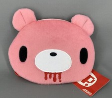 Chax-GP Gloomy Bear Plush CGP-013 Face Shaped Shoulder Pouch Bag Pink 8" tags