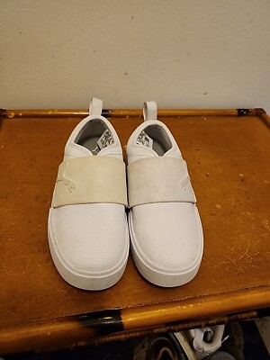 NEW White Puma Boys El Rey ll Slip-on Kids BOY Slip On Sneakers Shoes