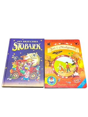Set of 2 Books in polish language Ksiazki dla dzieci Bajki