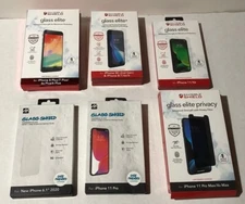 ZAGG Screen Protector iPhone 11 14 Pro Max XS Plus SE Galaxy 20/S21 Ultra/22/23
