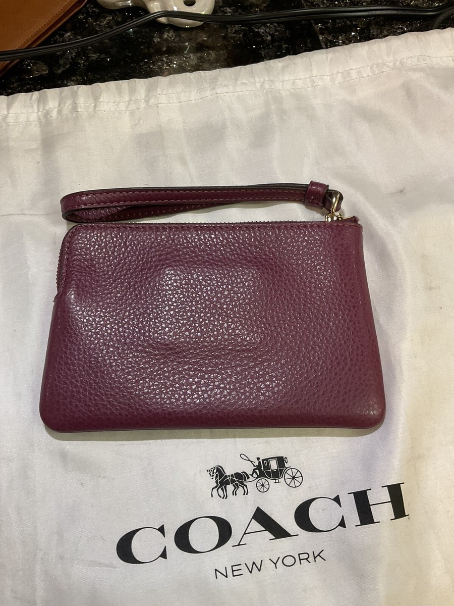 COACH Star Wars Zip Wristlet Dark Berry It is Your Destiny 88922