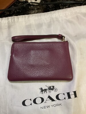 COACH Star Wars Zip Wristlet Dark Berry It is Your Destiny 88922