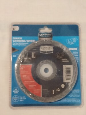 Century Drill & Tool 75861 6 X 3/4'' Coarse Grinding Wheel NOS!!!