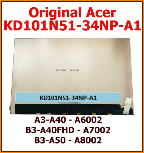 KD101N51-34NP-A1 Acer Iconia Tab 10 A3-A40 B3-A40FHD B3-A50 LCD Screen Display