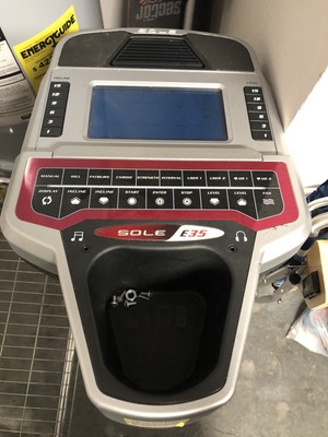 Elliptical Sole E35 Console/Display - For Parts - AS/IS - Untested