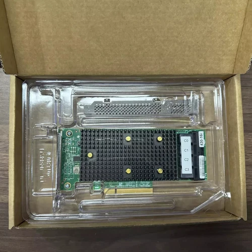 Broadcom LSI 9400-16i Raid card SAS/SATA/NVME SFF-8643 SAS3416 PCIe 3.1 x8 HBA