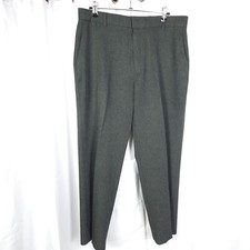 VTG Levis Action Slacks Mens 36x30 Gray Flat Front High Rise Dress Pants Trouser