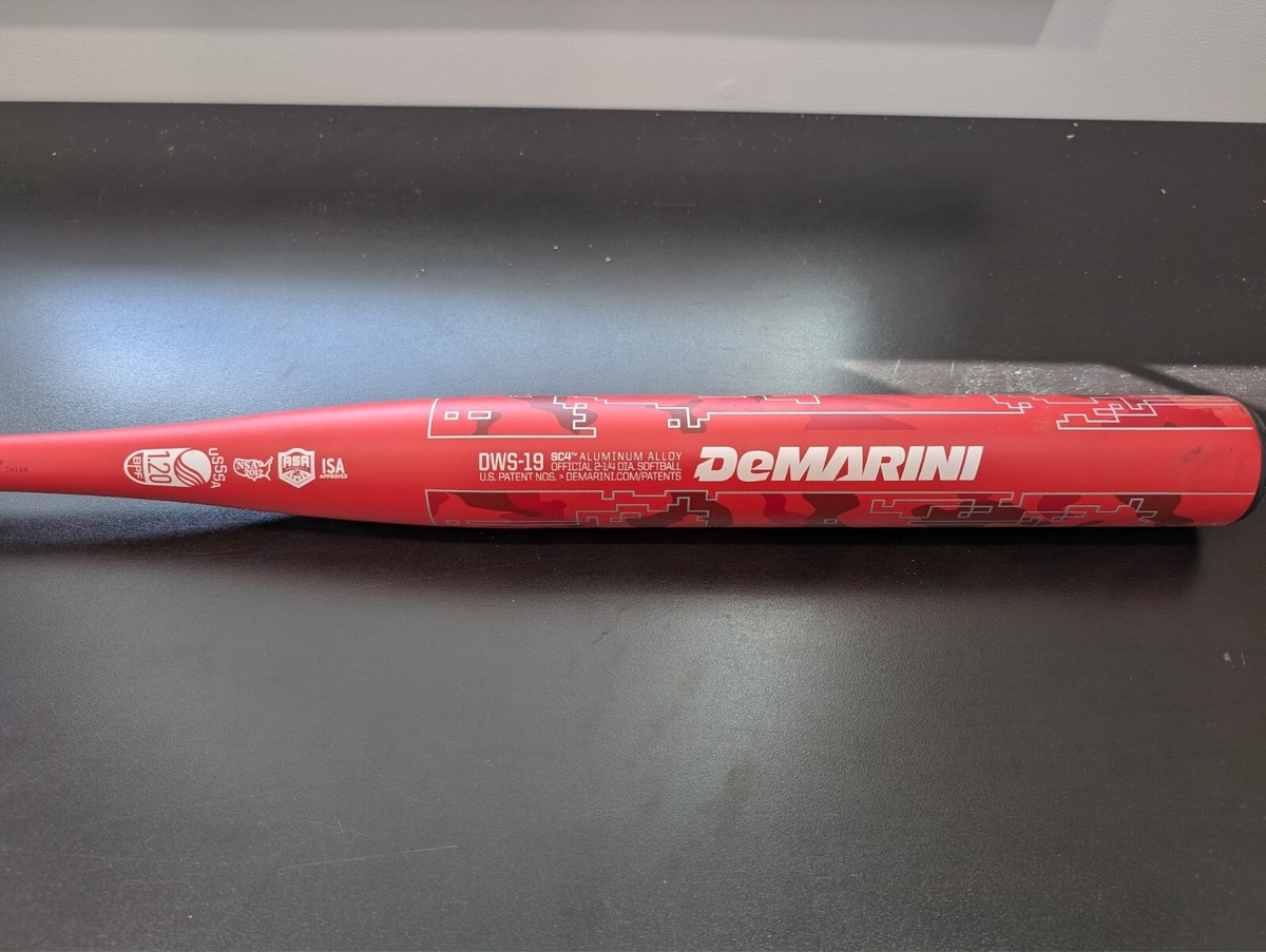 Batte Softball DeMarini DWS-19 SC4 Alliage Alu 34 Pouces 28 Oz - USSSA