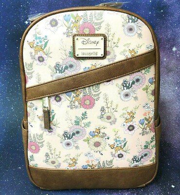 Loungefly Disney BAMBI Cast Floral Mini Backpack | eBay display picture 3