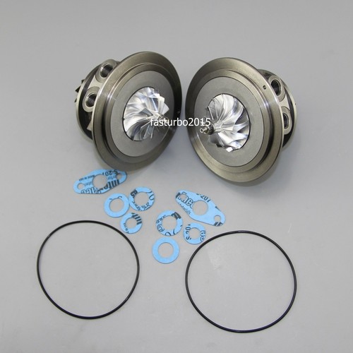 Pair Upgrade Turbo Cartridge Chra for 2010-15 Ford Flex Lincoln Ecoboost V6 3.5L - Foto 9 di 12