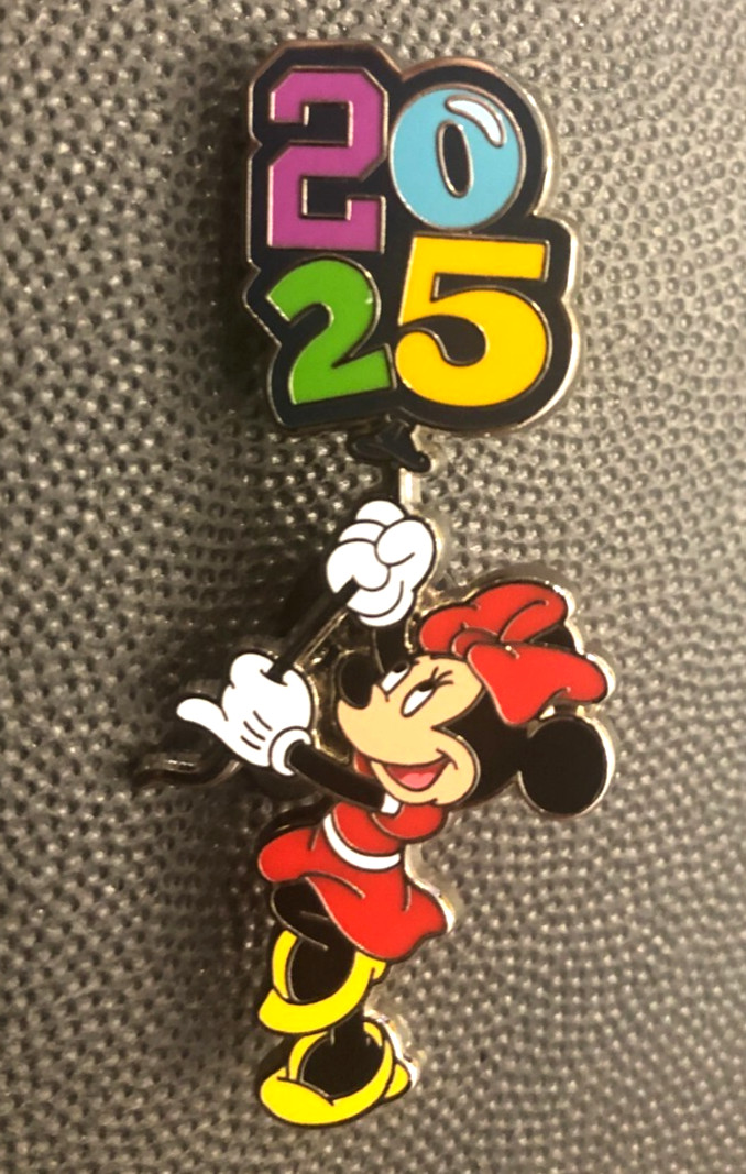Disney pin 170334 Minnie Mouse 2025 Balloons balloon dated souvenir