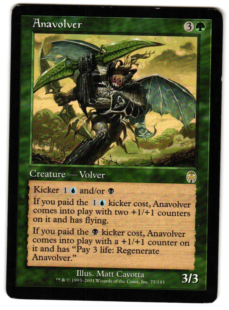 Magic_the_gathering Apocalypse Anavolver #75 2001,MTG,LP Rare