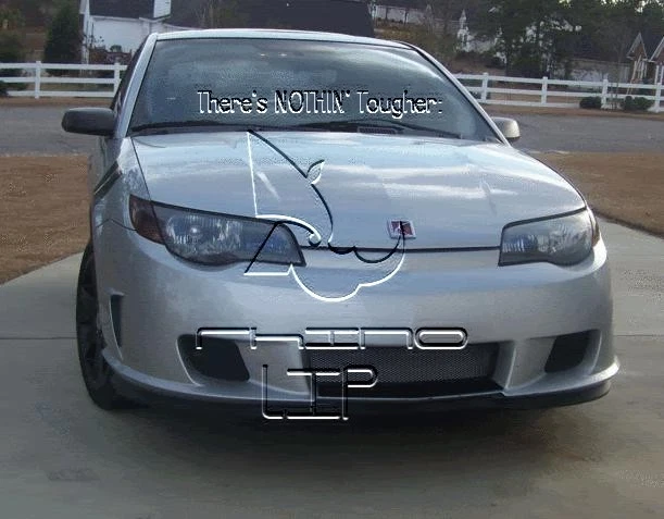 Parachoques delantero Saturn Aura Astra ION LS LW SC SL divisor de alerón labial de barbilla de goma Foto 4 de 4