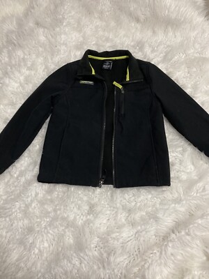 ジャケット・アウター Wasted Youth Mountain Jacket Mountain Xpedition Boys full zip Jacket szS 6-7 blk/ neon green