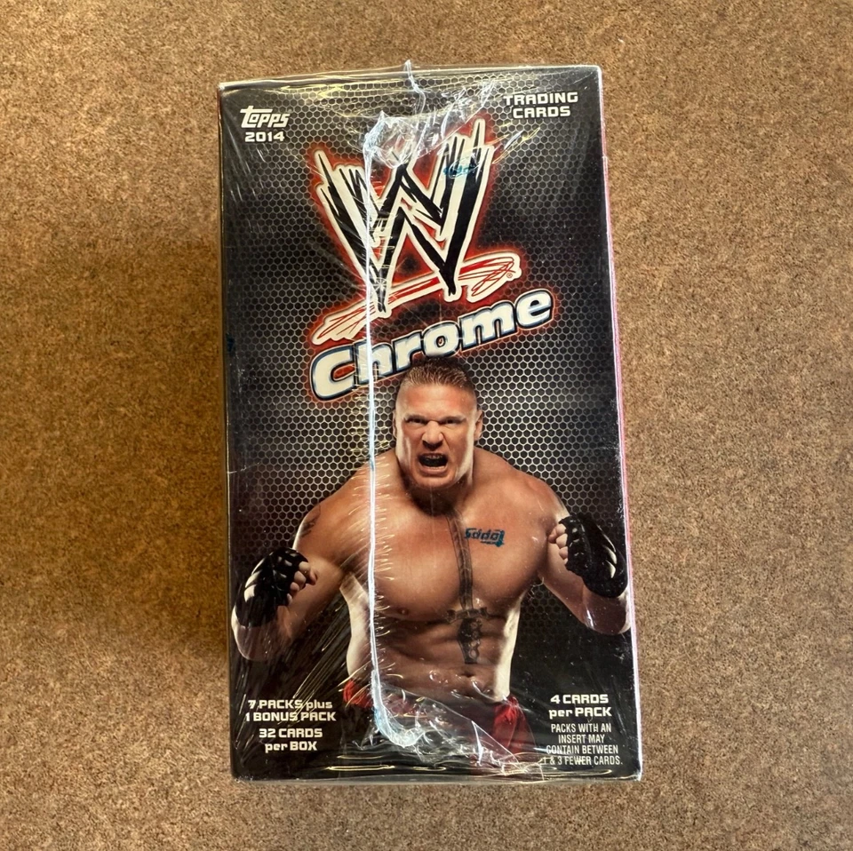 2014 WWE WWF Topps Chrome  WWE Wrestling 2014 Sealed Blaster Box - Image 4 of 4