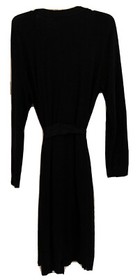 Studio La Perla Size 3 Women&rsquo;s Long Robe Lingerie Black EUC