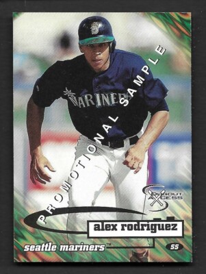1998 Skybox Dugout Access #15 Alex Rodriguez Promotional Sample Seattle Mariners