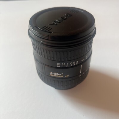 Sigma DL Hyperzoom 28-200mm D 28-200 mm 3.5-6.3 Aspherical IF Nikon Digital Cam