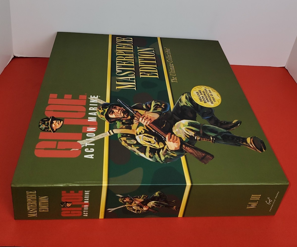 GI Joe Action Marine Masterpiece Edition Deluxe Book Blonde