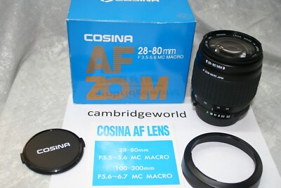 28-80mm F3.5-5.6  AUTO & MANUAL FOCUS MACRO ZOOM Lens f/ MINOLTA SONY A  CAMERAS