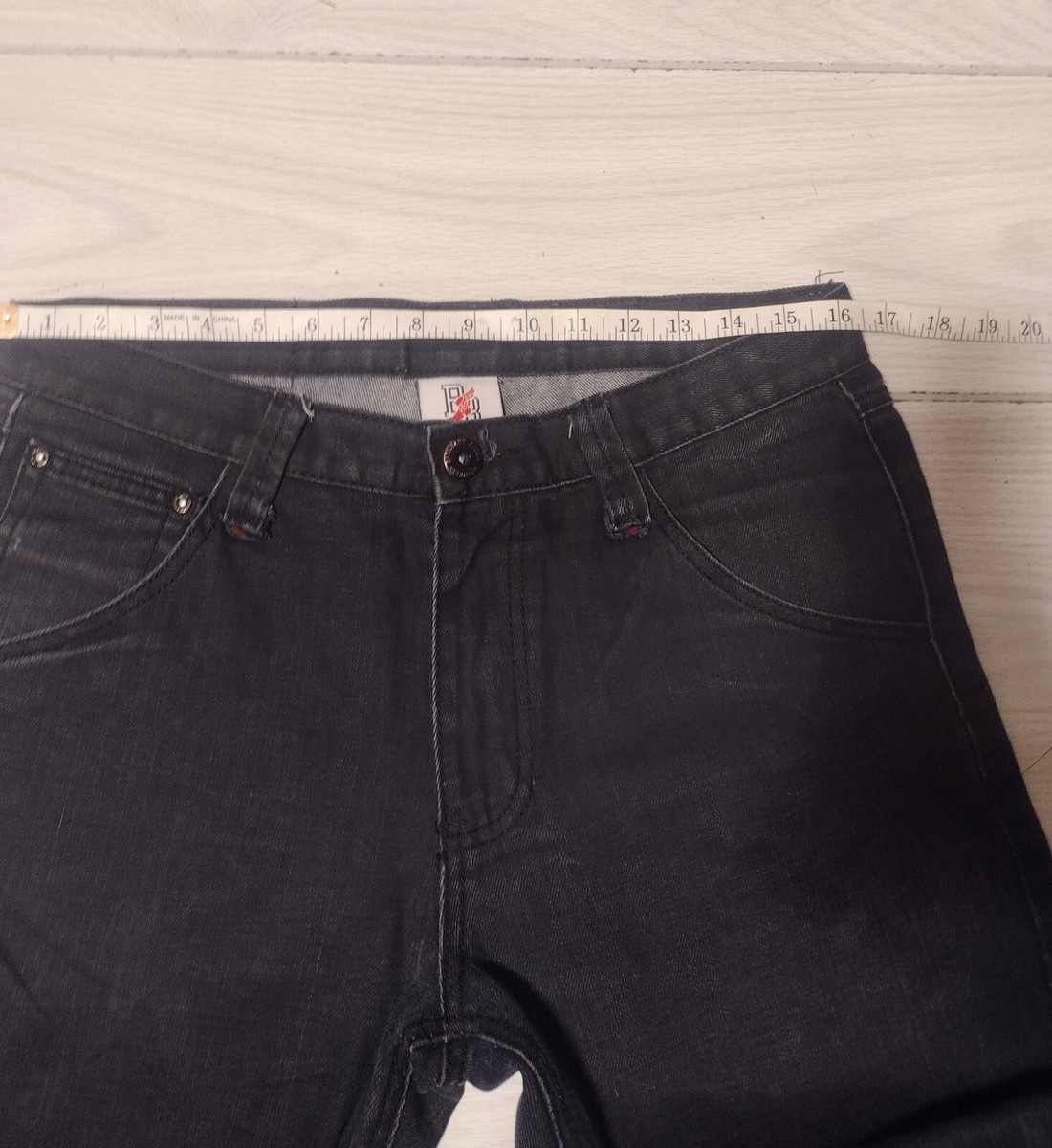 Brooklyn Basement Jeans Straight Leg Denim Black Pants Mens 32/32