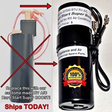 Coleman RV A/C HARD START KIT DIY no wiring easy CLIP ON + tips and instructions